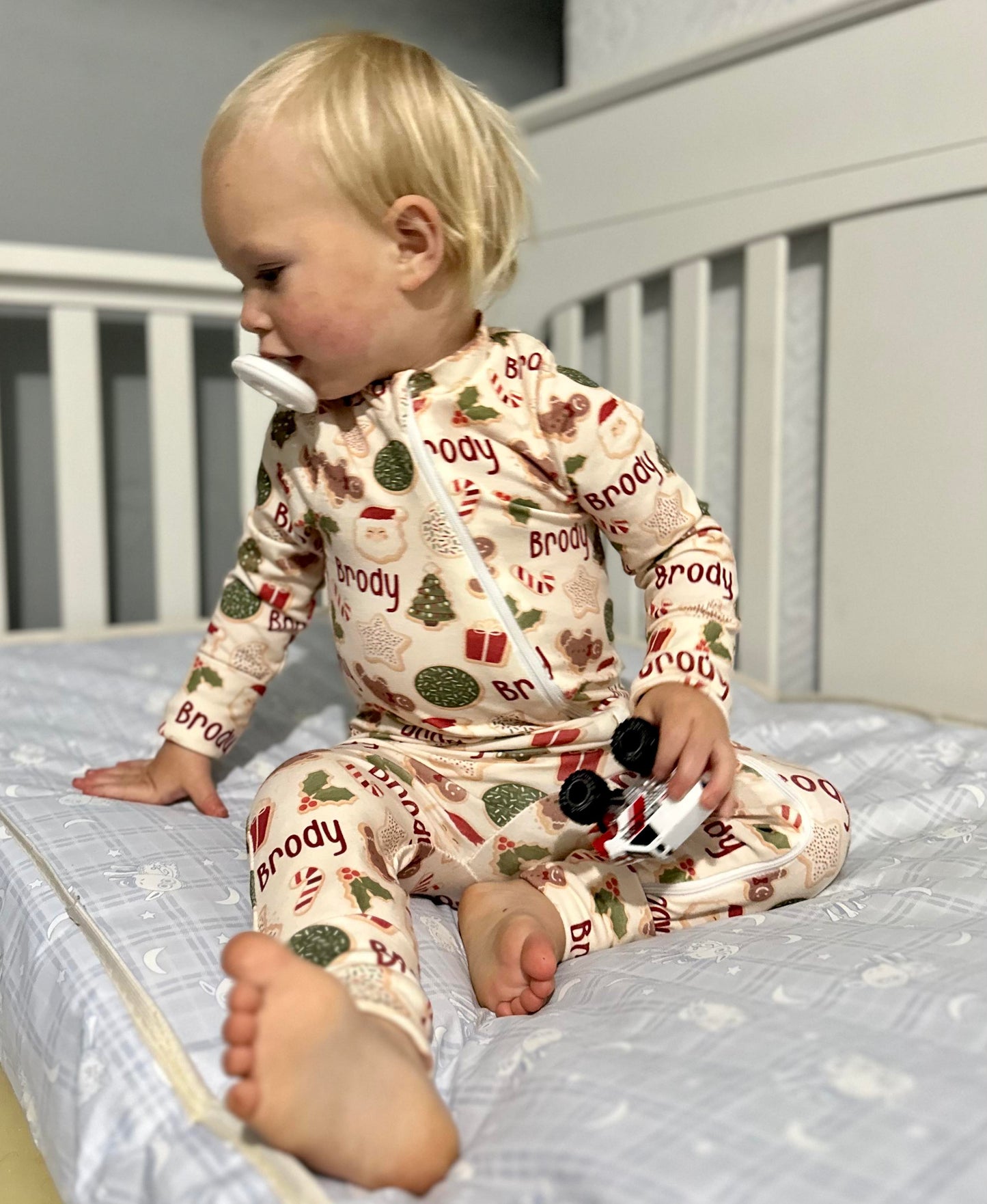 Custom Name Pajamas- Holiday Cookie