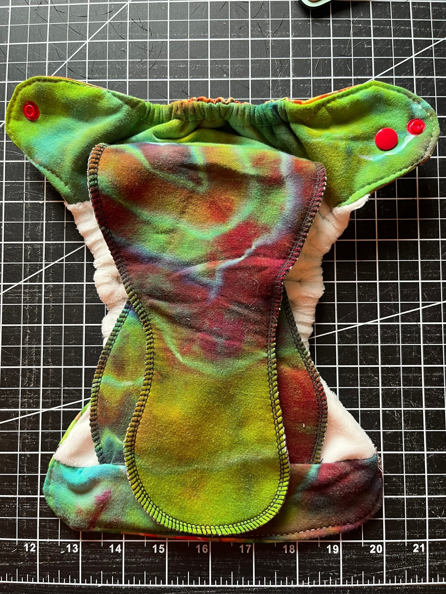 Veggies hand dyed newborn AIO