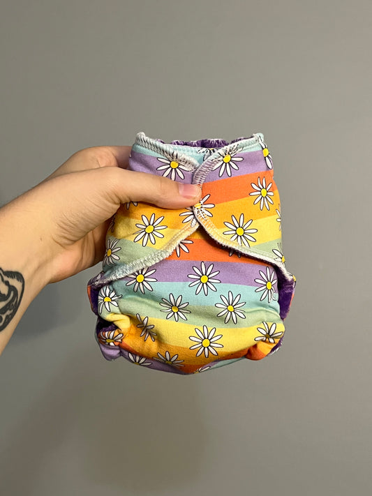 Daisy Love Snapless NB Fitted