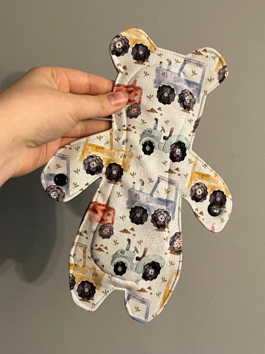 8" Teddy Mama Cloth—Tractor