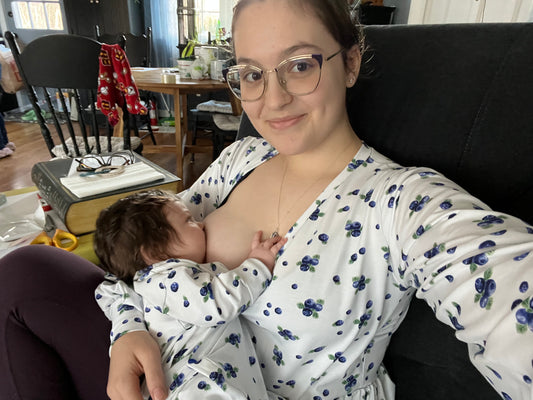 Mommy & Me Nursing Top/Romper Set