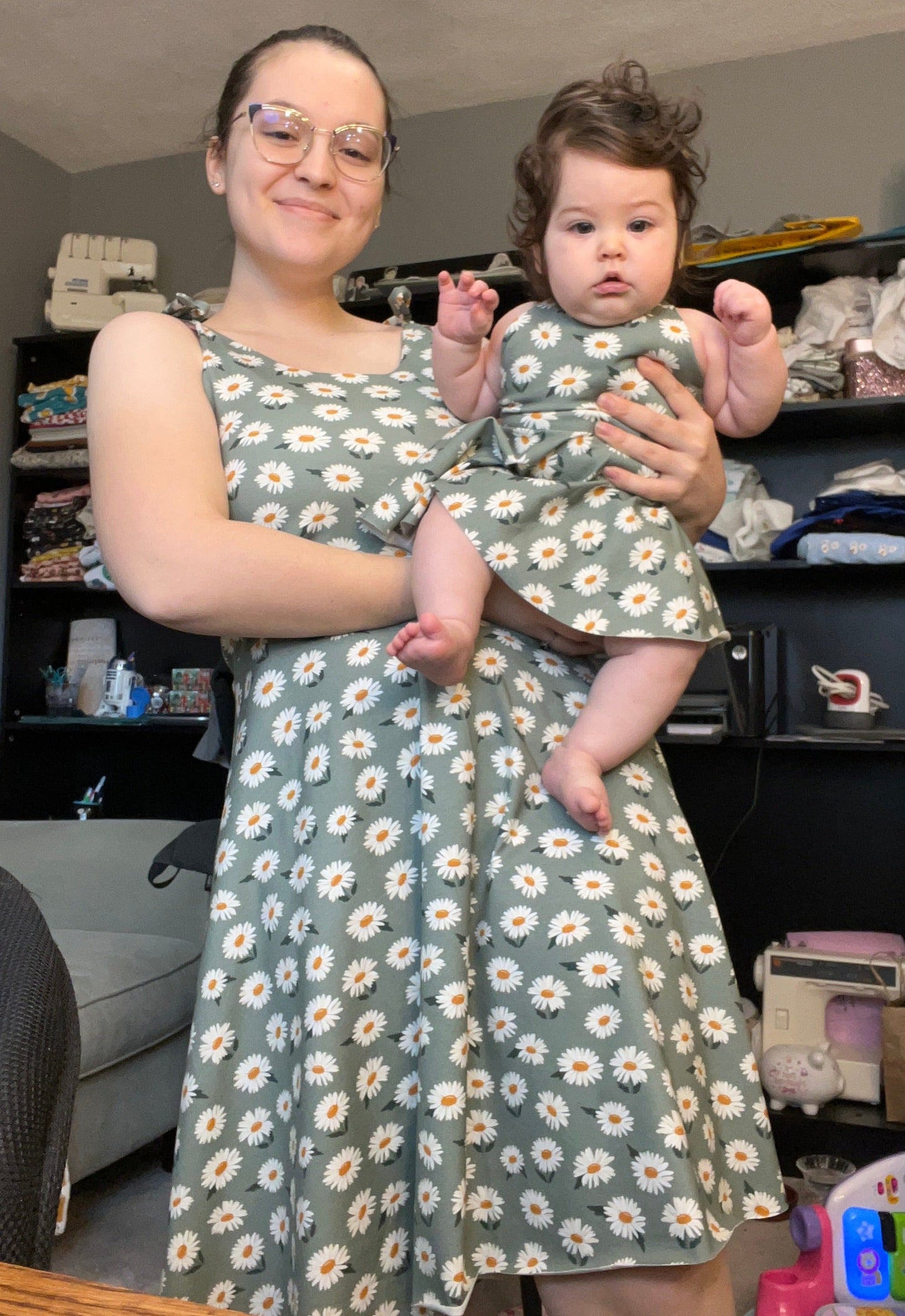 Mommy & Me Matching Twirl Dresses, 0X-5X and BABY